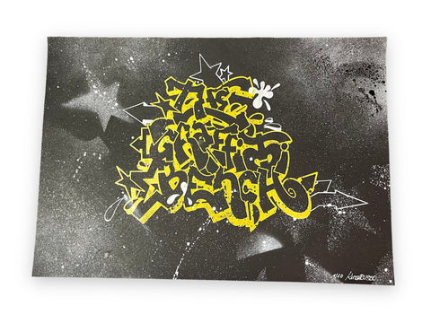 Rusto Graffiti Serigrafia TheGraffitiBench x King Rusto Retouchè 2 – The Graffiti Bench