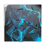 Moe - Schiuma Poliuretanica e Spray su Canvas 40x40